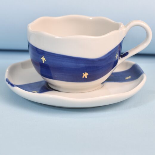 Starry Sky kapućino šolja i tacna